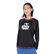 (レディース)スプラッシュ ブービー フェイス 長袖 Tシャツ CH11-2541-K094