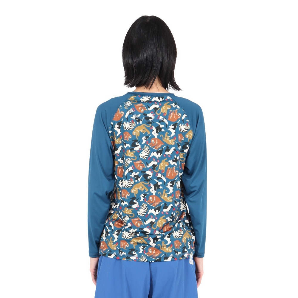 チャムス（CHUMS）（レディース）スプラッシュ ブービー フェイス 長袖 Tシャツ CH11-2541-Z354