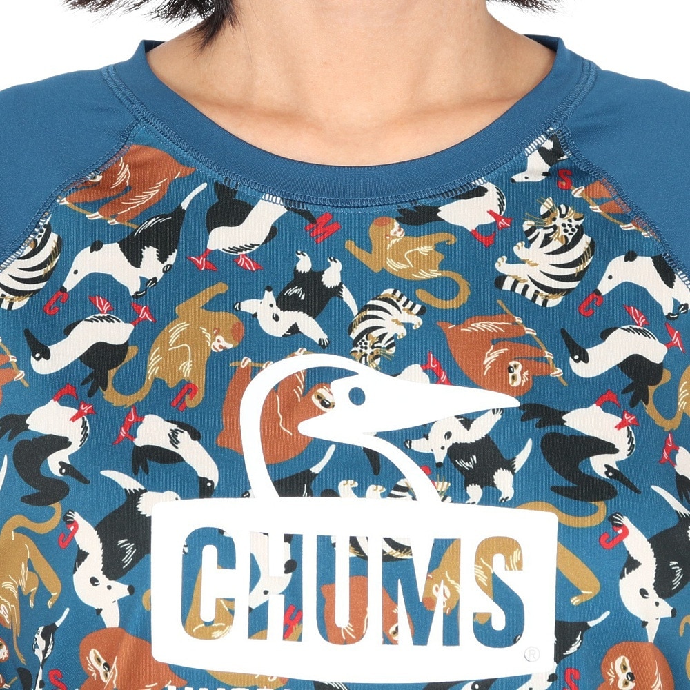 チャムス（CHUMS）（レディース）スプラッシュ ブービー フェイス 長袖 Tシャツ CH11-2541-Z354