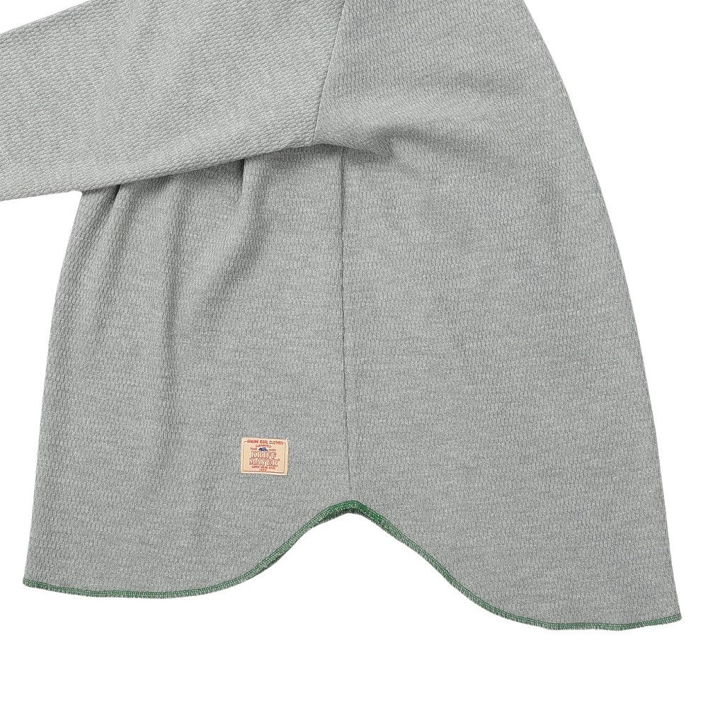 クリフメイヤー（KRIFF MAYER）（レディース）ハニカムワッフルバイカラーロンT W2517831:15:GRAY