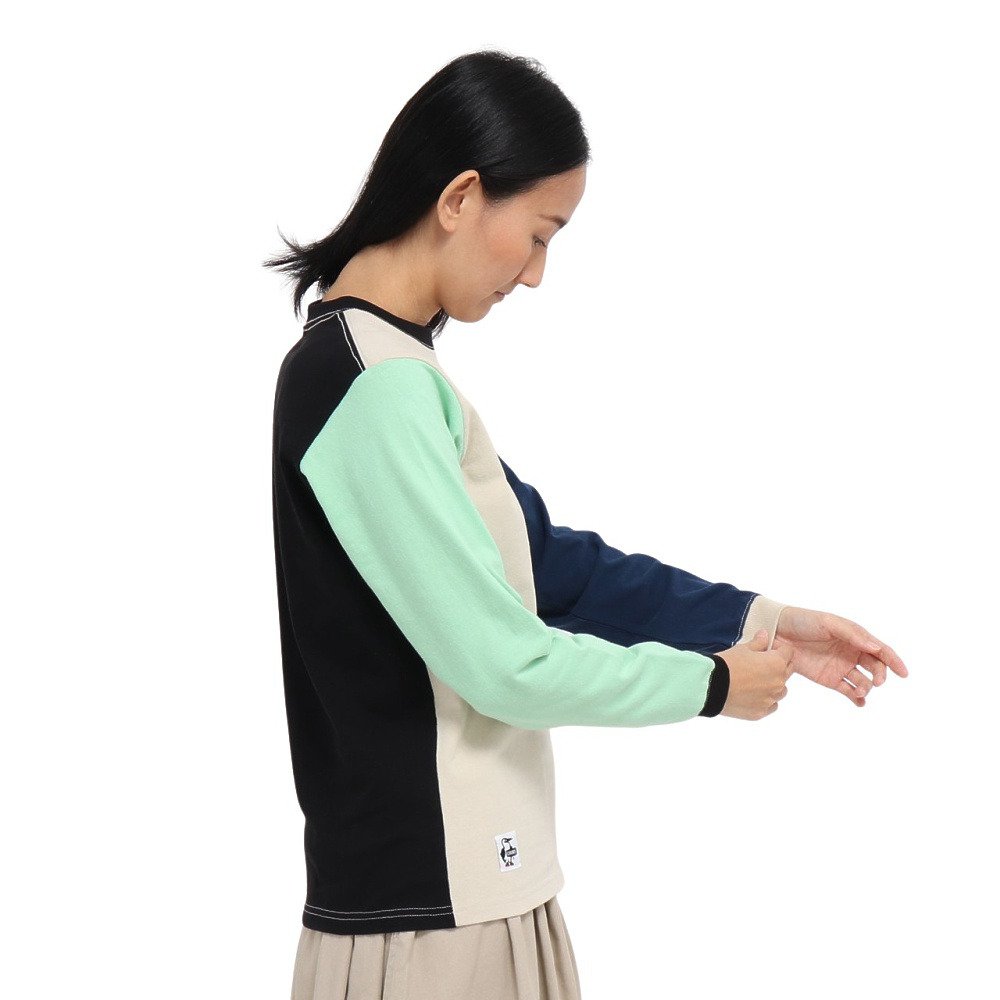 チャムス（CHUMS）（レディース）ブービーフェイス ブラッシュド ロングスリーブTシャツ CH11-2667-C110