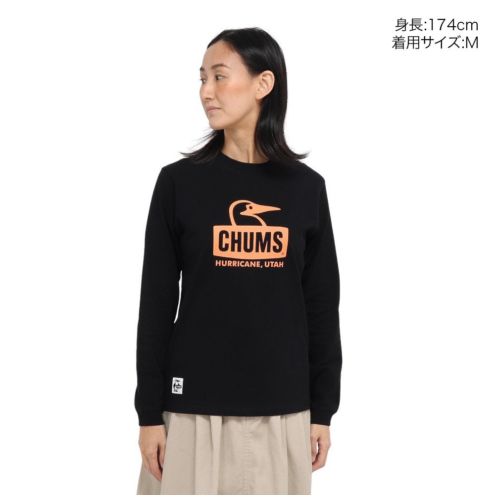 チャムス（CHUMS）（レディース）ブービーフェイス ブラッシュド ロングスリーブTシャツ CH11-2667-K048