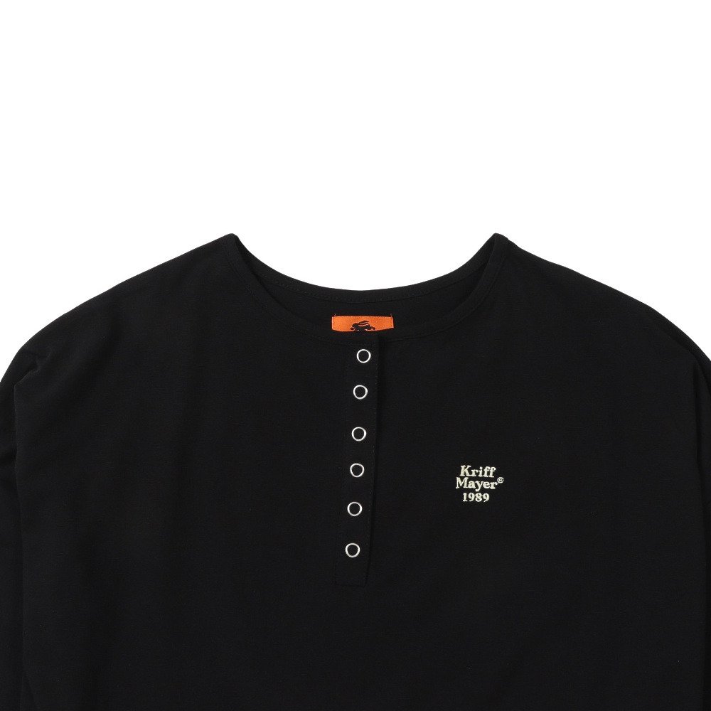 クリフメイヤー（KRIFF MAYER）（レディース）長袖Tシャツ UVカットさら コクーン ロンTシャツ W2537816:19:BLACK