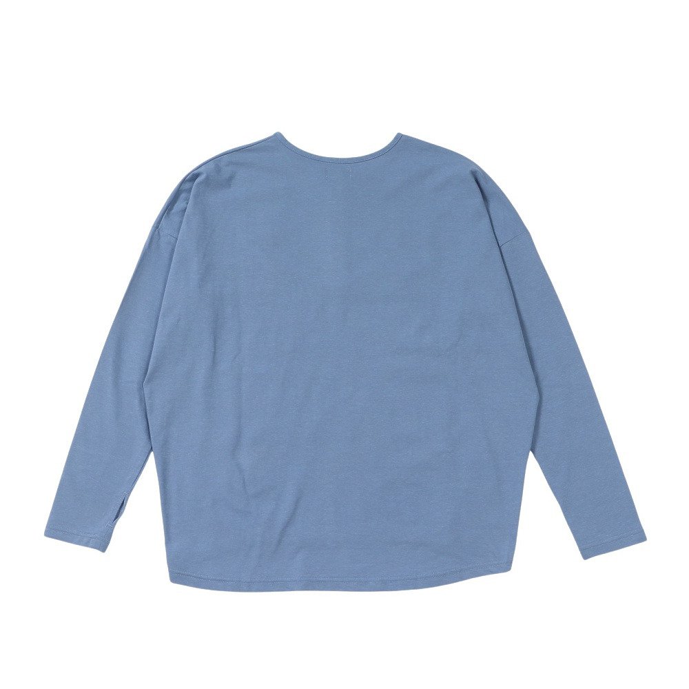 クリフメイヤー（KRIFF MAYER）（レディース）長袖Tシャツ UVカットさら コクーン ロンTシャツ W2537816:74:BLUE