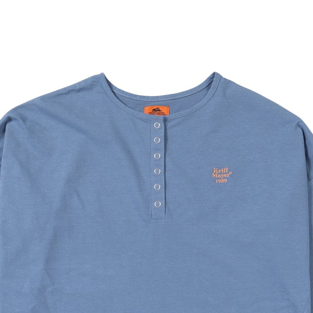 クリフメイヤー（KRIFF MAYER）（レディース）長袖Tシャツ UVカットさら コクーン ロンTシャツ W2537816:74:BLUE