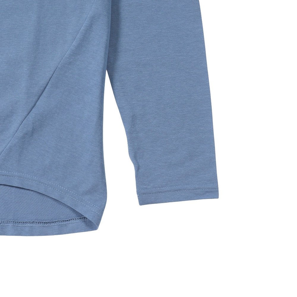 クリフメイヤー（KRIFF MAYER）（レディース）長袖Tシャツ UVカットさら コクーン ロンTシャツ W2537816:74:BLUE