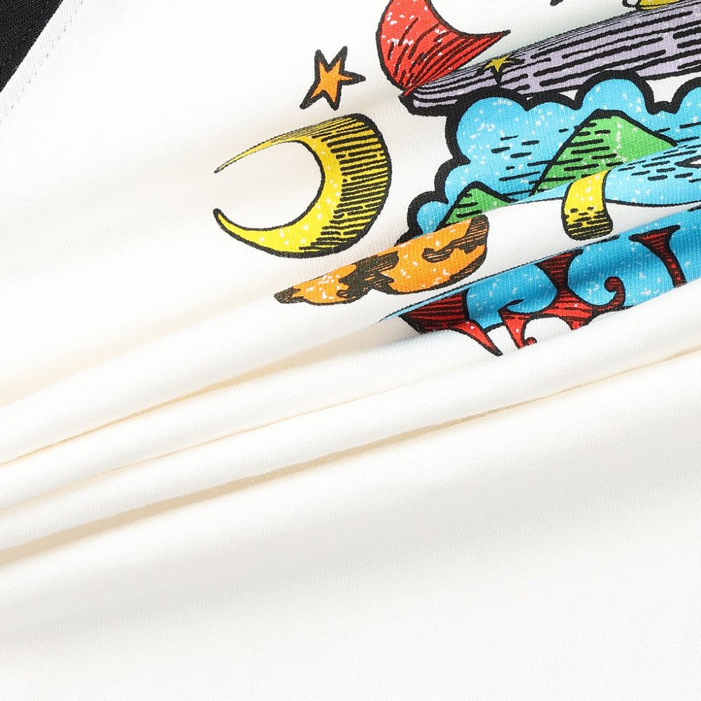 ゴースローキャラバン（GOSLOWCARAVAN）（レディース）USAコットン gscWORLD 8分袖 ベースボール Tシャツ 361906 BLK
