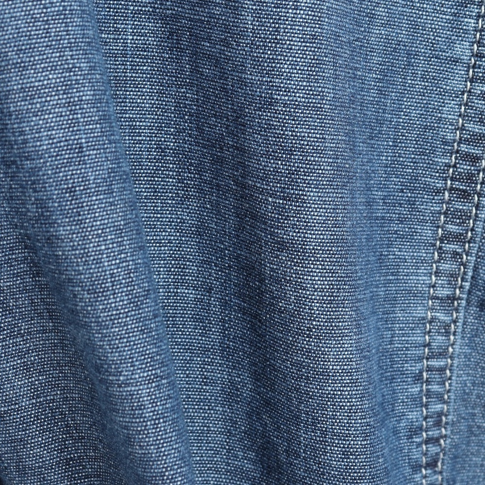クリフメイヤー（KRIFF MAYER）（レディース）ジャケット ゆったりデニムカバーオール 2234008L-73:L/BLUE ブルー 春 デニム シャツジャケット