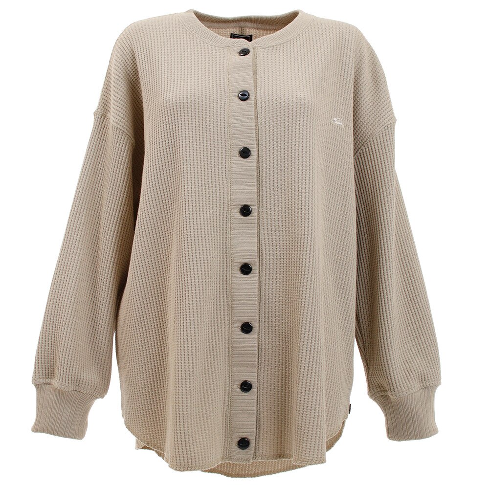  3WAYワッフルプルオーバー 1947212L-20:BEIGE