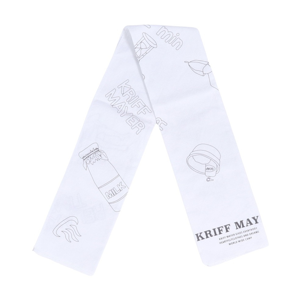 クリフメイヤー（KRIFF MAYER）（レディース）ワンピース ルームウェア TOTONOU CLUB ワンピースセット 2337825L-15:GRAY グレー 手拭い付