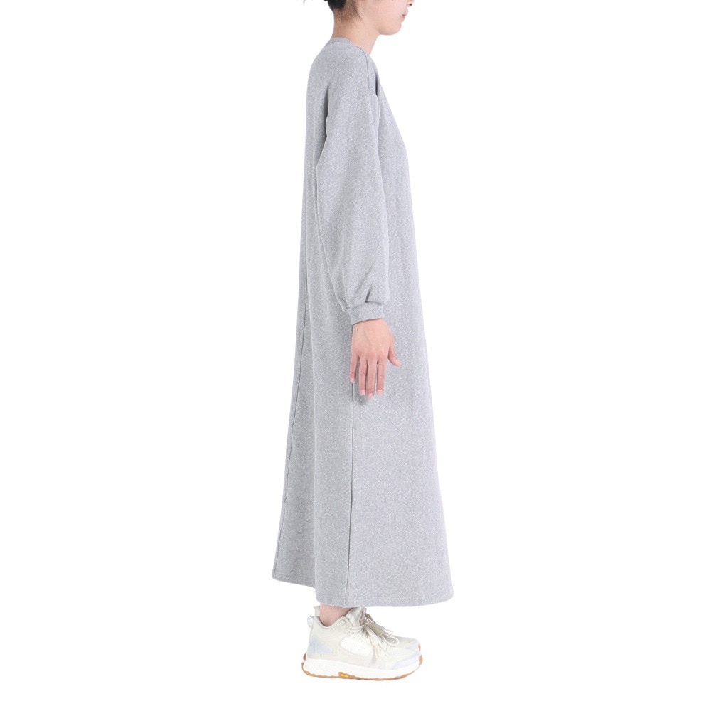 クリフメイヤー（KRIFF MAYER）（レディース）ワンピース ルームウェア TOTONOU CLUB ワンピースセット 2337825L-15:GRAY グレー 手拭い付