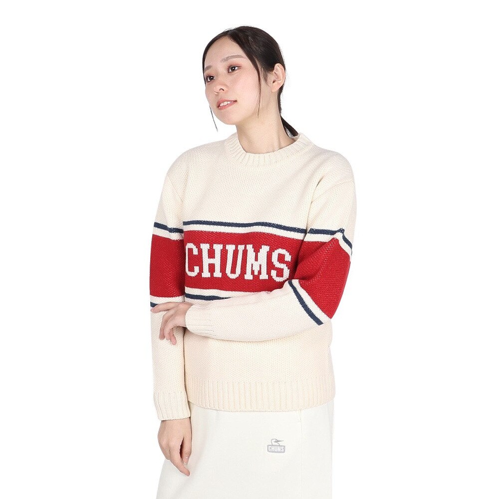チャムス（CHUMS）（レディース）セーター カレッジニット クルートップ CH12-1219-W001