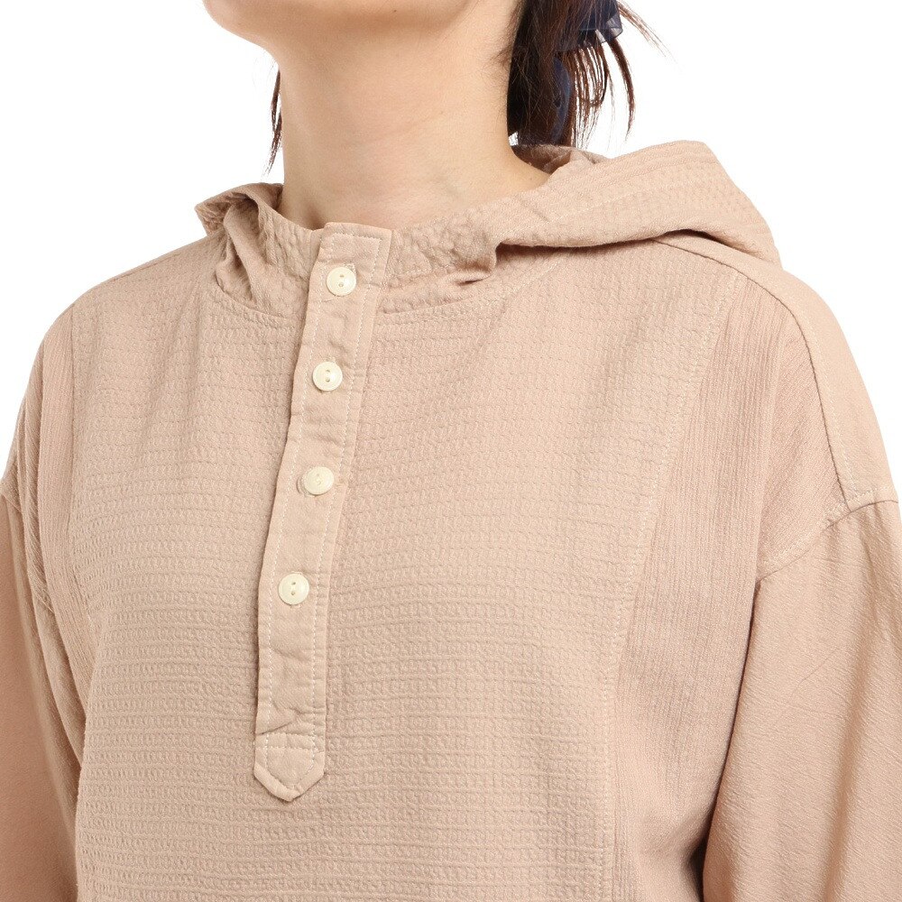 クリフメイヤー（KRIFF MAYER）（レディース）アウトドア 製品染めシャツパーカー 2144000L-20 BEIGE