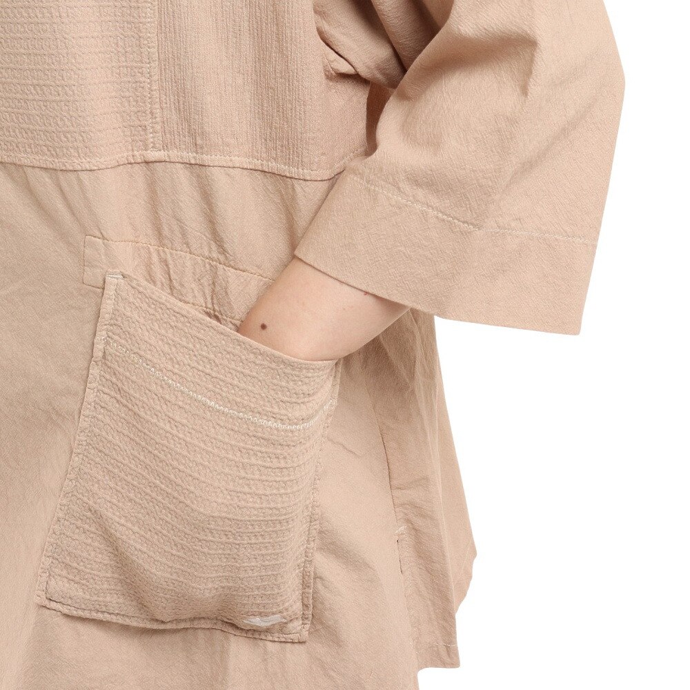 クリフメイヤー（KRIFF MAYER）（レディース）アウトドア 製品染めシャツパーカー 2144000L-20 BEIGE