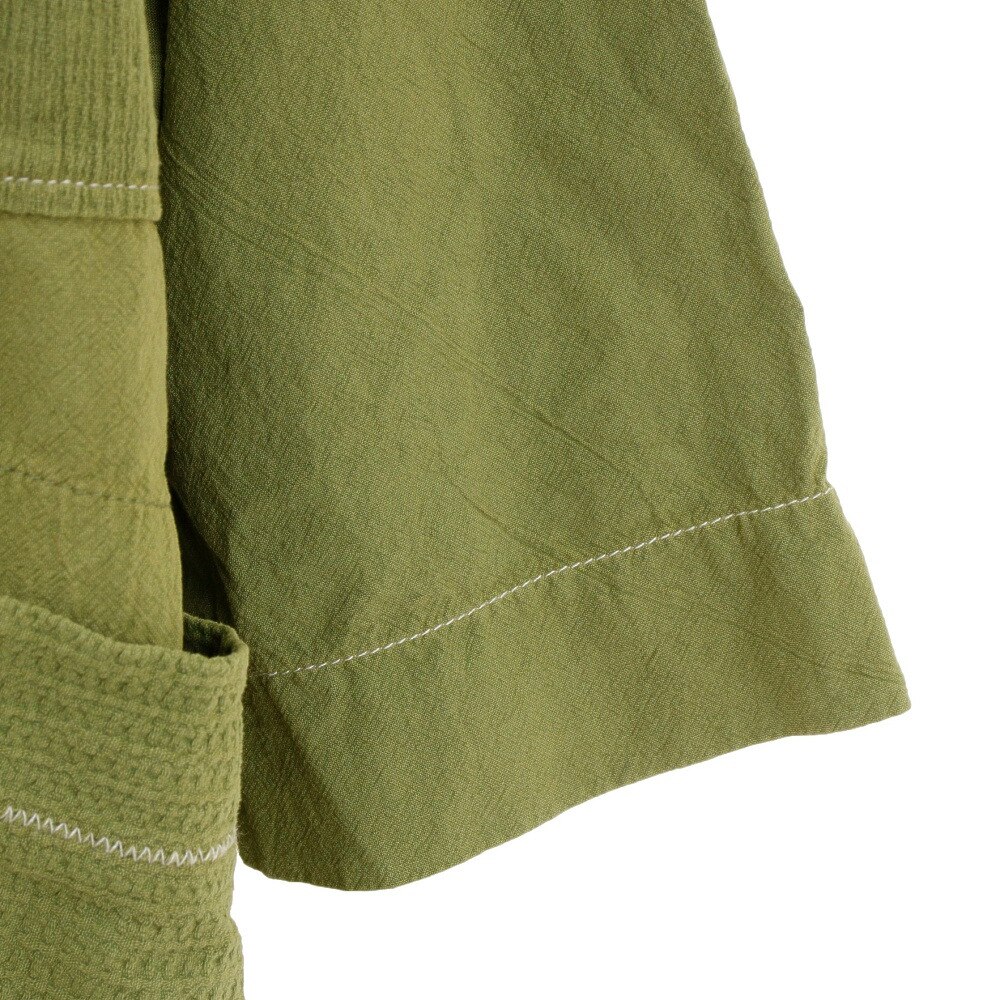 クリフメイヤー（KRIFF MAYER）（レディース）アウトドア 製品染めシャツパーカー 2144000L-64 L/GREEN