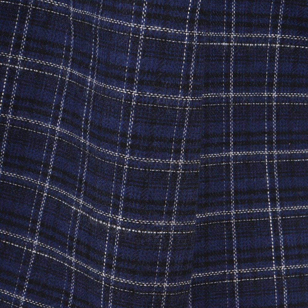 クリフメイヤー（KRIFF MAYER）（レディース）カジュアルシャツ 長袖 マルチチェックシャツ 2315804L-79:NAVY ネイビー×イエロー