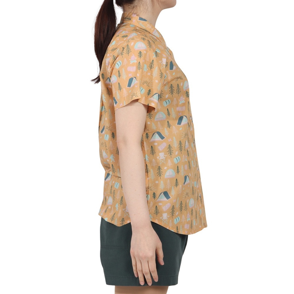 カブー（KAVU）（レディース）半袖シャツ ガールパーティー 19811018 キャンプバイブス