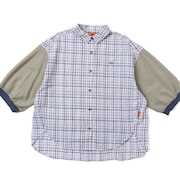 (レディース)涼しげシアーシャツ W2457204 12 L/GRAY