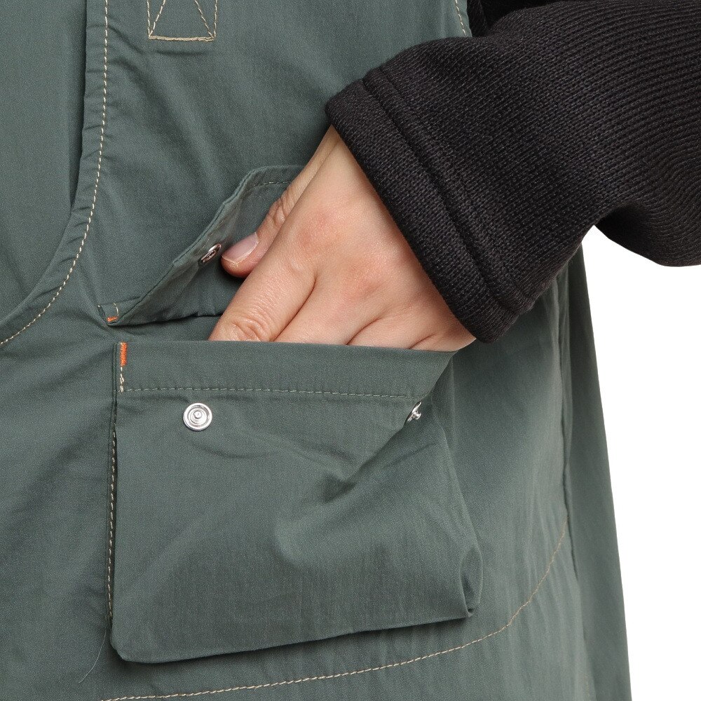 クリフメイヤー（KRIFF MAYER）（レディース）ジャンパースカート ロングベスト ワンピース 2143502L-69 KHAKI カーキ