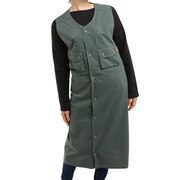 クリフメイヤー(KRIFF MAYER)(レディース)ジャンパースカート ロングベスト ワンピース 2143502L-69 KHAKI カーキ