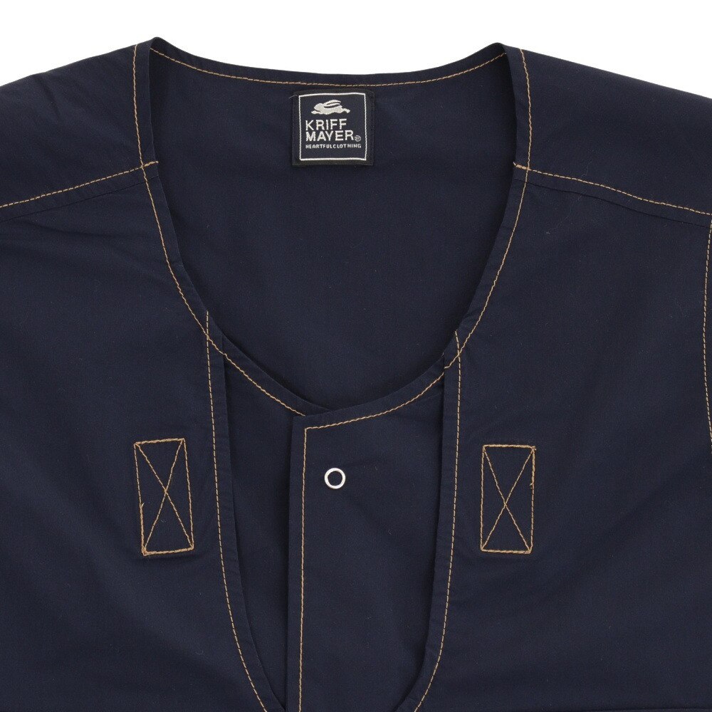 クリフメイヤー（KRIFF MAYER）（レディース）ジャンパースカート ロングベスト ワンピース 2143502L-79:NAVY ネイビー