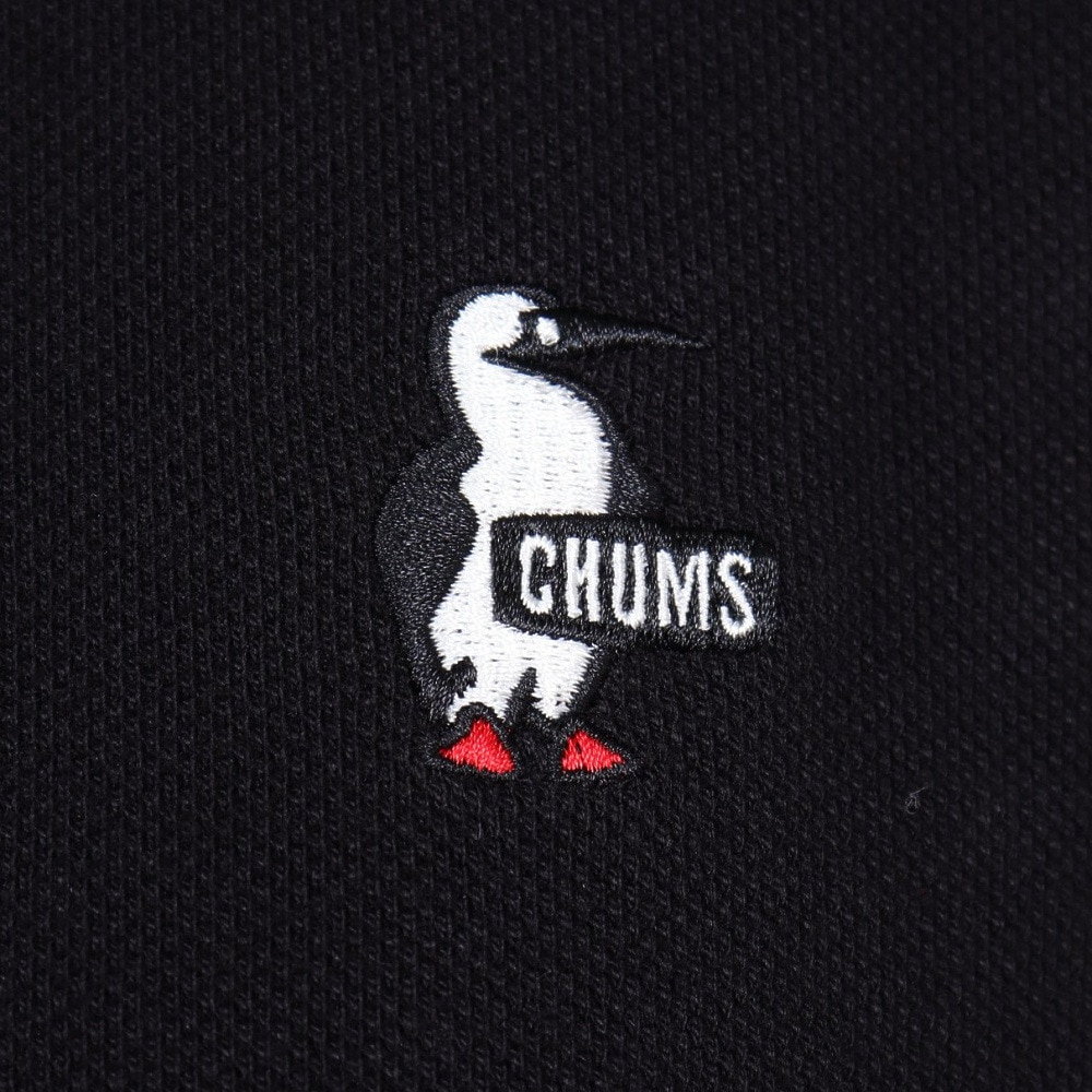 チャムス（CHUMS）（レディース）ワンピース 半袖 ブービーピケクルーロングドレス CH18-1242-K001 ブラック