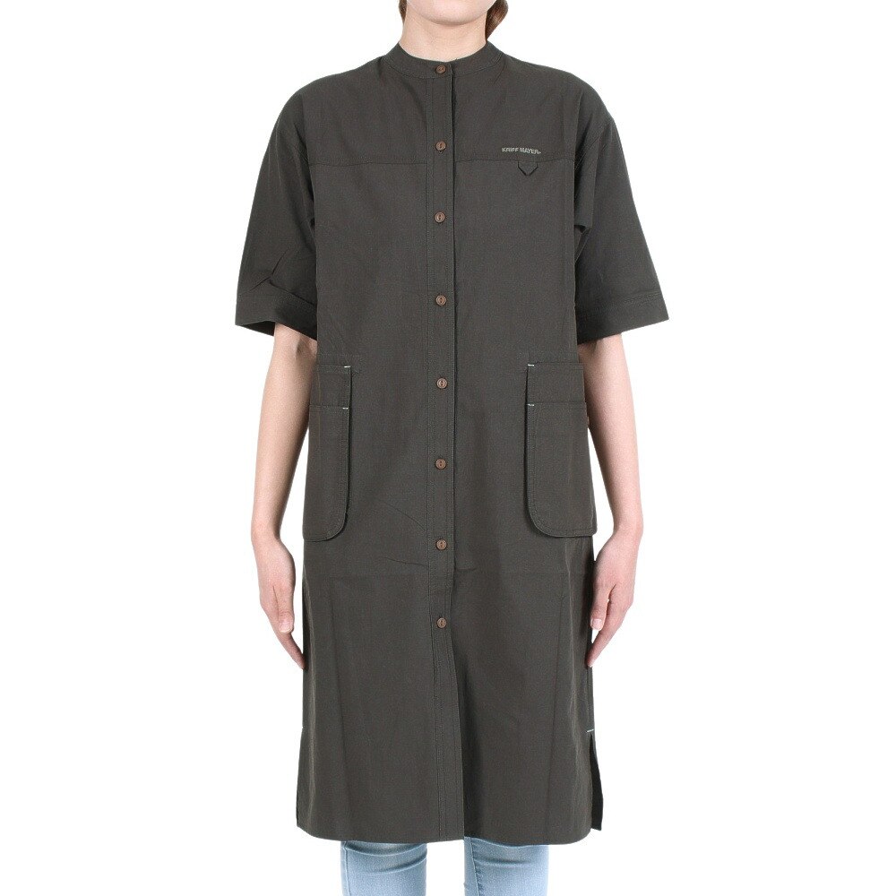 クリフメイヤー（KRIFF MAYER）（レディース）ワンピース 半袖 キャンプワンピース 2245120L-17:CHARCOAL チャコールグレー