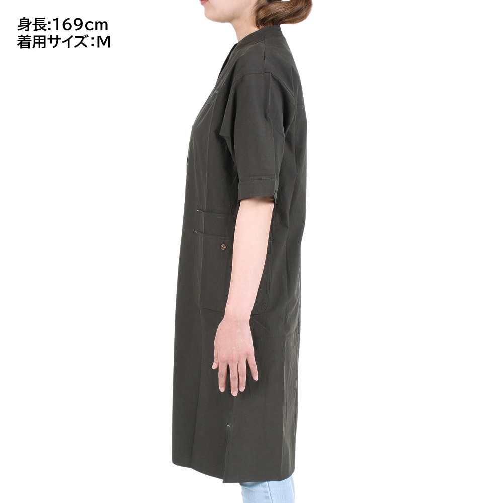 クリフメイヤー（KRIFF MAYER）（レディース）ワンピース 半袖 キャンプワンピース 2245120L-17:CHARCOAL チャコールグレー