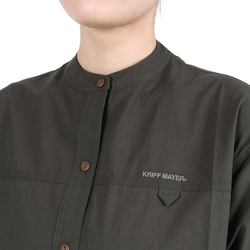 クリフメイヤー（KRIFF MAYER）（レディース）ワンピース 半袖 キャンプワンピース 2245120L-17:CHARCOAL チャコールグレー