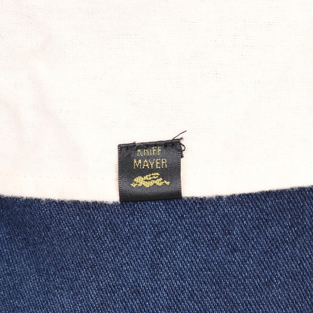 クリフメイヤー（KRIFF MAYER）（レディース）ワンピース 長袖 ビエラシャツワンピース 2315803L-90:MULTI-COL ブラウン×ネイビー