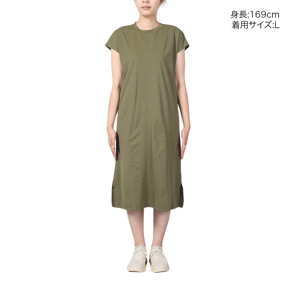 フットマーク（FOOTMARK）（レディース）フレンチスリーブ ワンピース 3100131-600