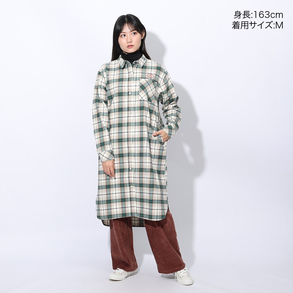 クリフメイヤー（KRIFF MAYER）（レディース）ビエラ チェック シャツワンピース 2413504L 9 NATURAL