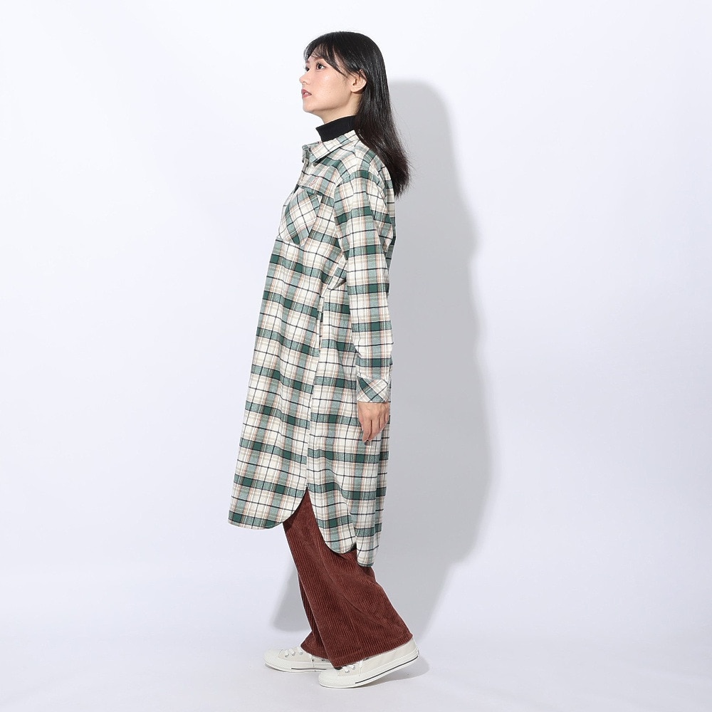 クリフメイヤー（KRIFF MAYER）（レディース）ビエラ チェック シャツワンピース 2413504L 9 NATURAL