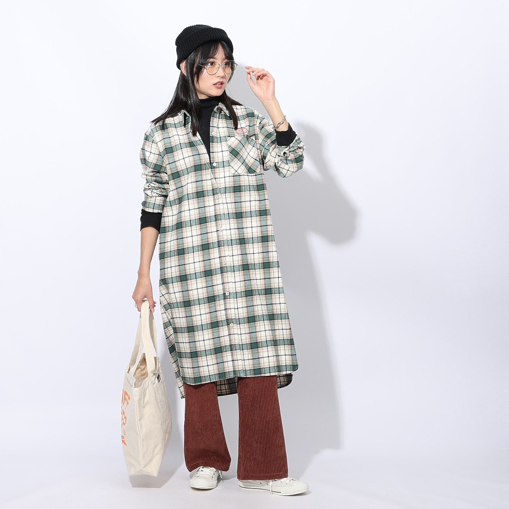 クリフメイヤー（KRIFF MAYER）（レディース）ビエラ チェック シャツワンピース 2413504L 9 NATURAL