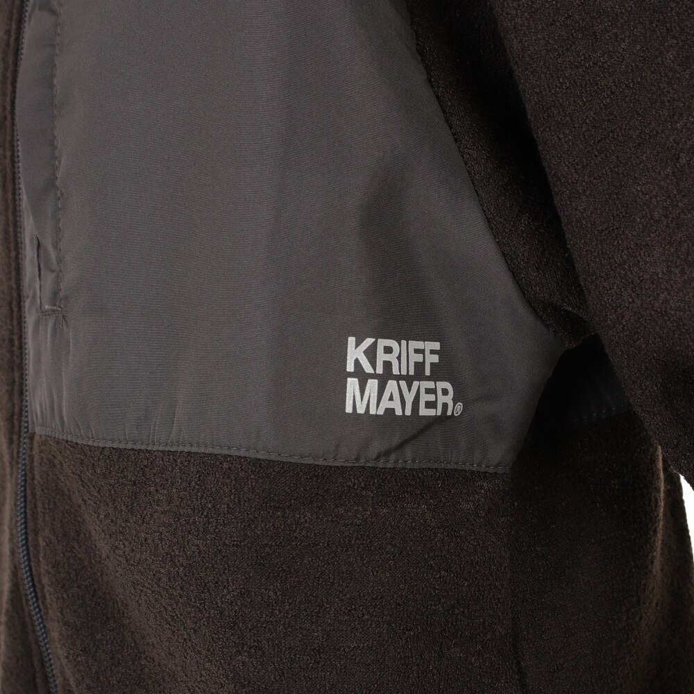 クリフメイヤー（KRIFF MAYER）（キッズ）アウトドア ジュニア 裏起毛かるポカ ジャケット 2217826K-19:BLACK