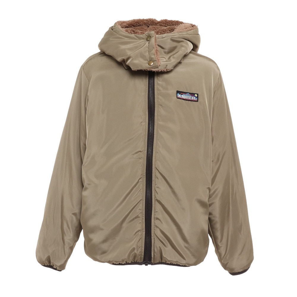 クリフメイヤー（KRIFF MAYER）（キッズ）ジュニア ジャケット アウター リバーシブル ひっくりスペシャルJK 2227811K-20:BEIGE ベージュ