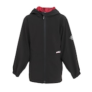 (キッズ)アウター ライト ストレッチアクティブマンパーカー 2237816K-19:BLACK ブラック 120 130 140 150