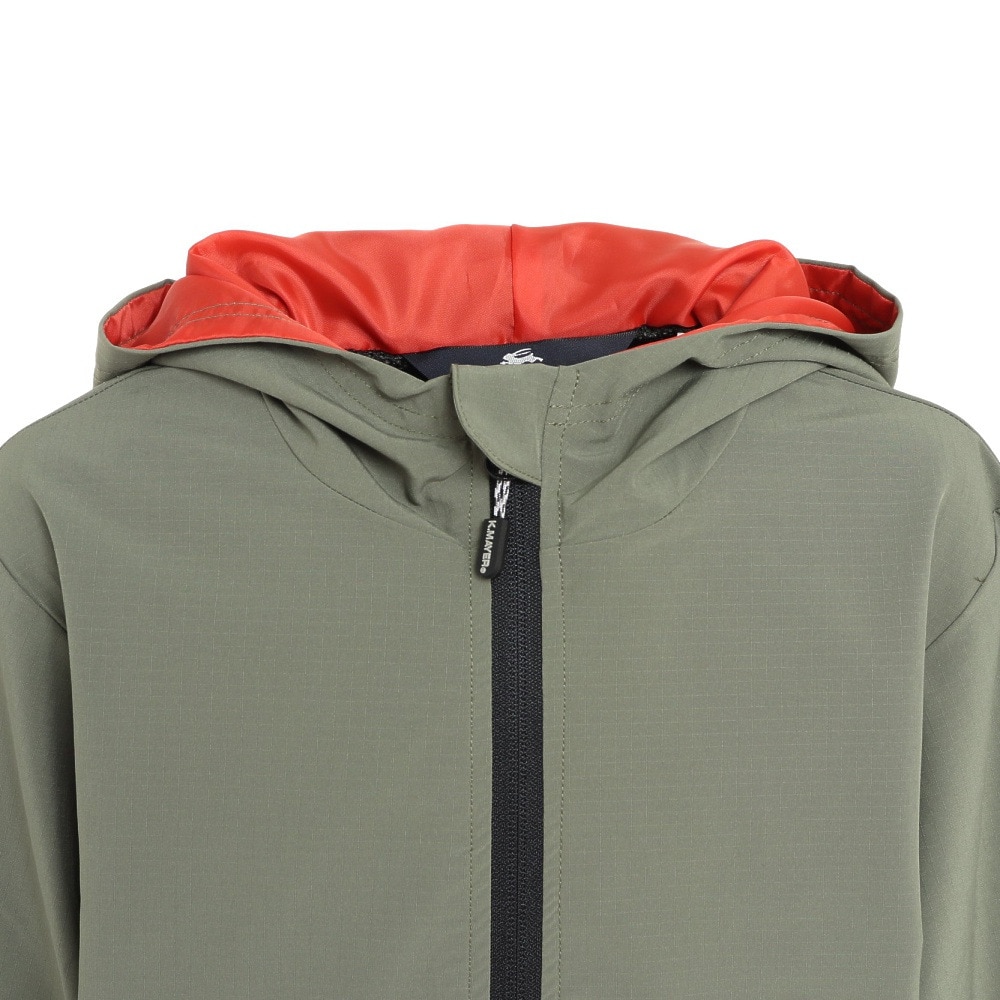 クリフメイヤー（KRIFF MAYER）（キッズ）アウター ライト ストレッチアクティブマンパーカー 2237816K-69:KHAKI カーキ 120 130 140 150