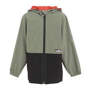 (キッズ)アウター ライト ストレッチアクティブマンパーカー 2237816K-69:KHAKI カーキ 120 130 140 150