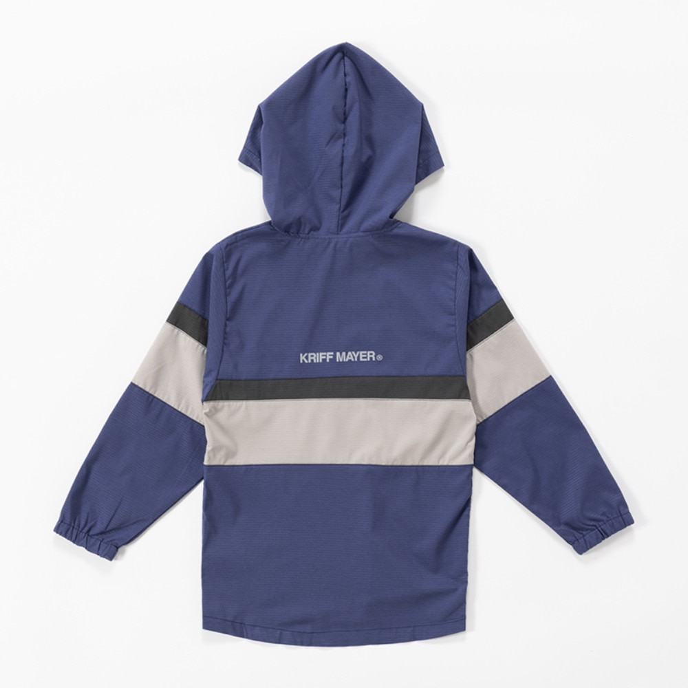 クリフメイヤー（KRIFF MAYER）（キッズ）ジュニア アウター ジャケット さらさらエアーパーカー 2347843K-79 NAVY ネイビー 撥水