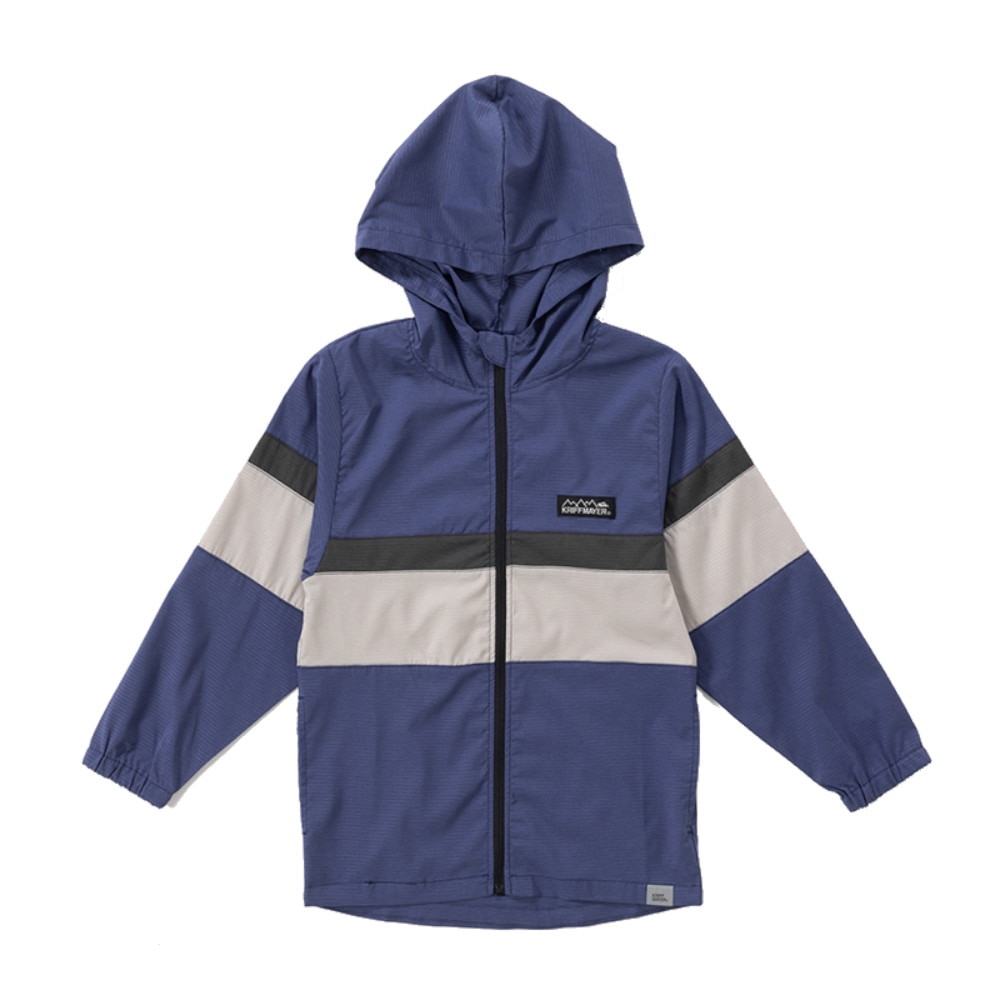 クリフメイヤー（KRIFF MAYER）（キッズ）ジュニア アウター ジャケット さらさらエアーパーカー 2347843K-79 NAVY ネイビー 撥水