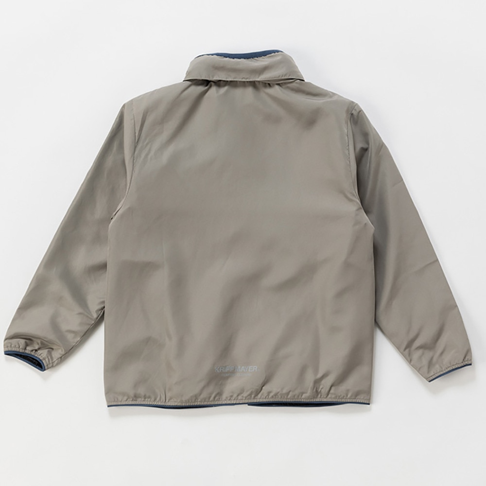 クリフメイヤー（KRIFF MAYER）（キッズ）ジュニア アウター おでかけ シャカジャケット 2417837K:15:GRAY グレー パッカブルフード