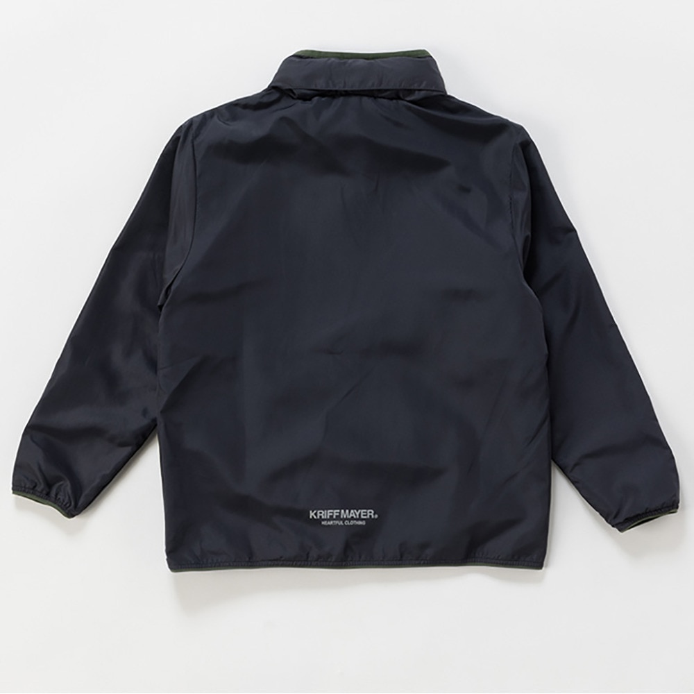 クリフメイヤー（KRIFF MAYER）（キッズ）ジュニア アウター おでかけ シャカジャケット 2417837K:17:CHARCOAL チャコールグレー パッカブルフード