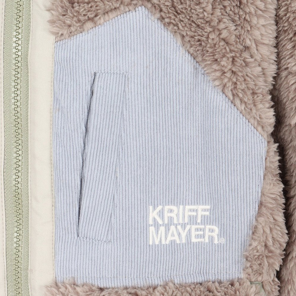 クリフメイヤー（KRIFF MAYER）（キッズ）ジュニア シャギーボアフード ジャケット J2514413:15:GRAY