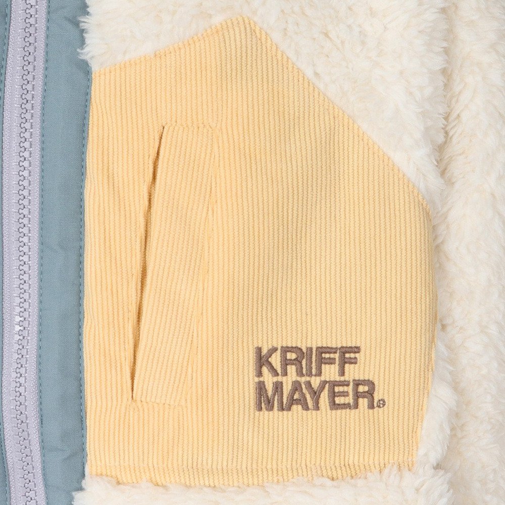 クリフメイヤー（KRIFF MAYER）（キッズ）ジュニア シャギーボアフードジャケット J2514413:9:NATURAL