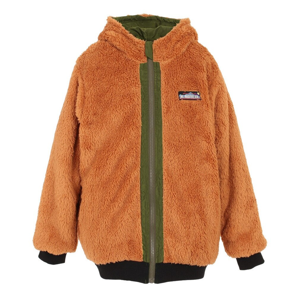 クリフメイヤー（KRIFF MAYER）（キッズ）アウトドア アウター ジャケット リバーシブル ひっくりパーカー 2217816K-69:KHAKI