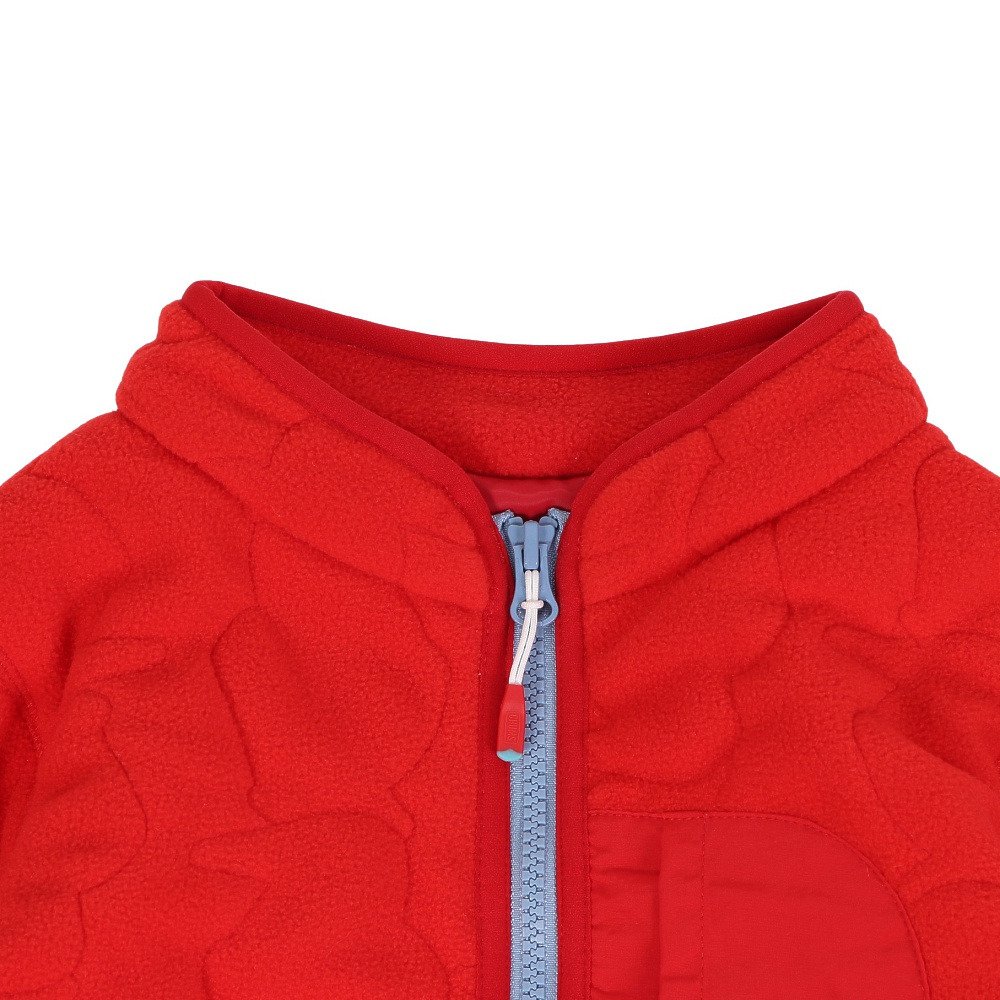 チャムス（CHUMS）（キッズ）ジュニア アウター ジャケット ブービーステッチ フリースジャケット CH24-1059-R001 レッド