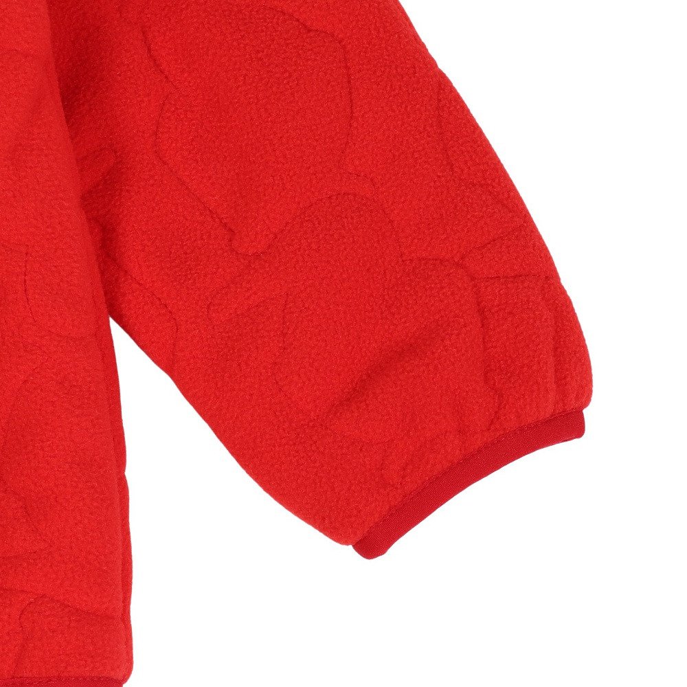 チャムス（CHUMS）（キッズ）ジュニア アウター ジャケット ブービーステッチ フリースジャケット CH24-1059-R001 レッド