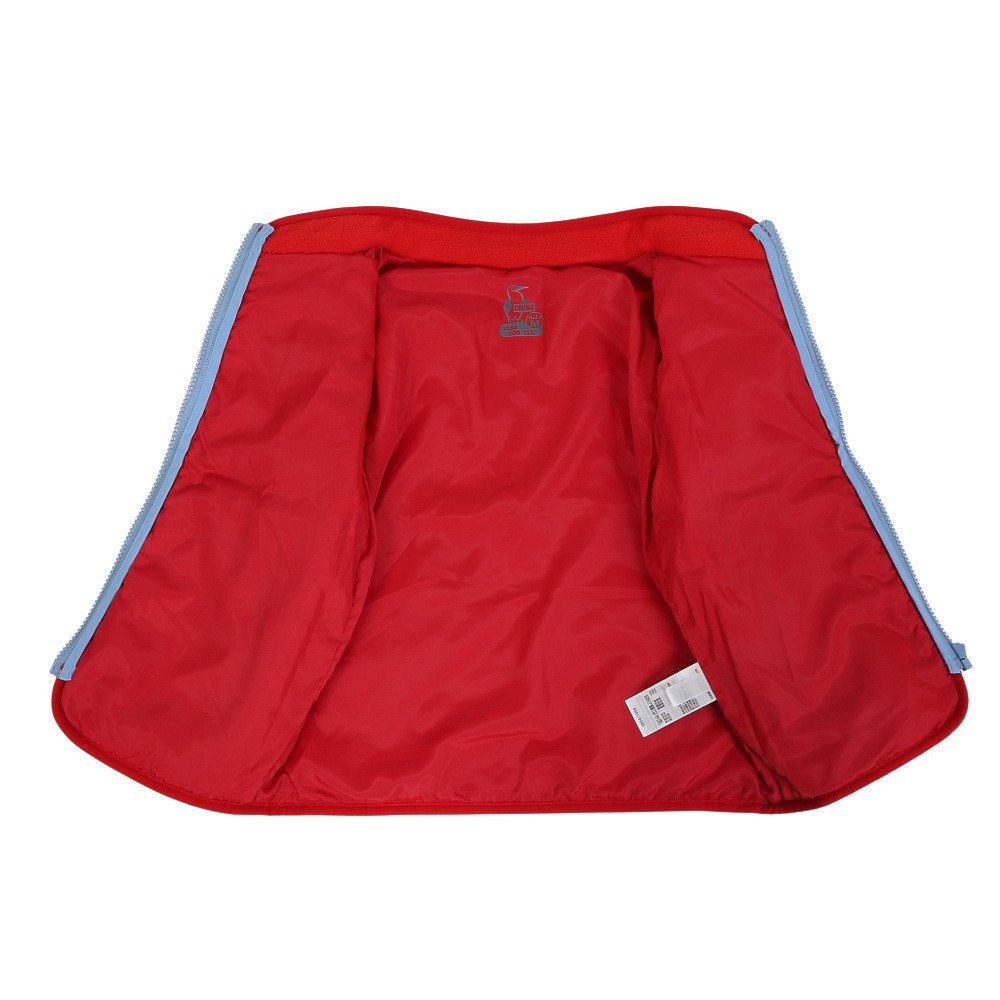 チャムス（CHUMS）（キッズ）ジュニア アウター ジャケット ブービーステッチ フリースジャケット CH24-1059-R001 レッド