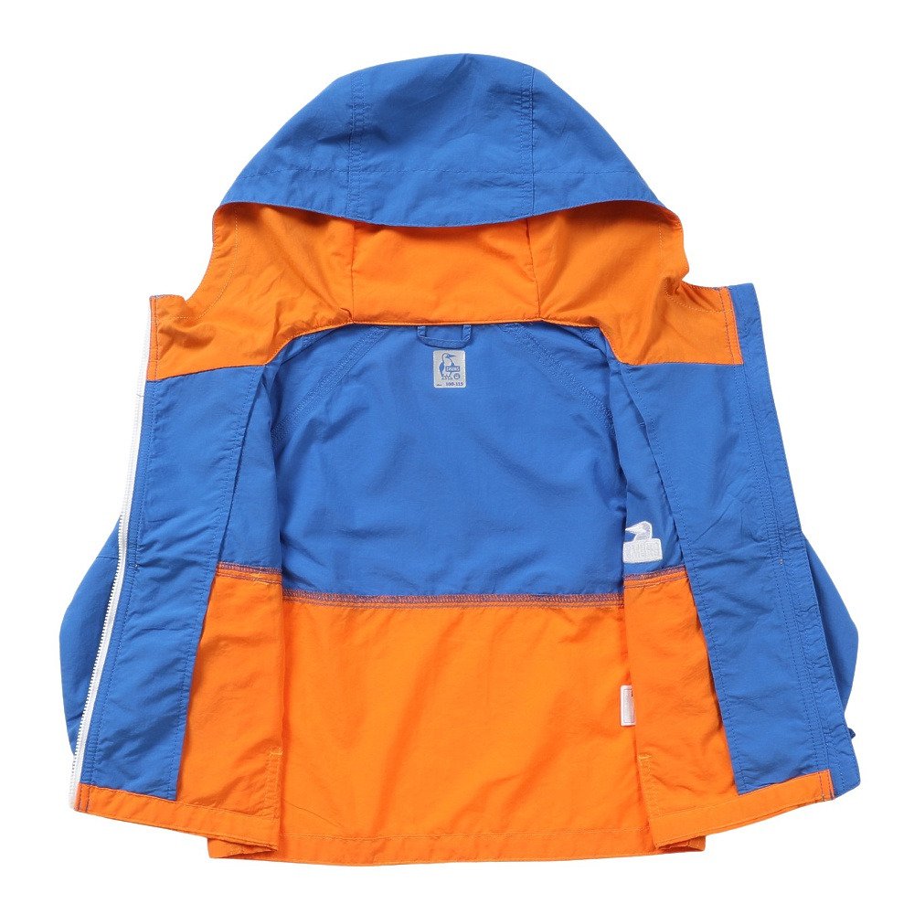 チャムス（CHUMS）（キッズ）ジュニア キャンプフィールドフーディー ウィンドブレーカー CH24-1065-A101